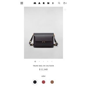 Marni trunk shoulder bag